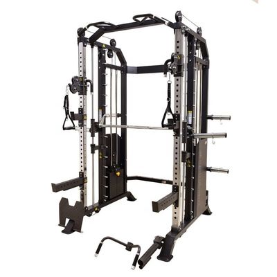 男性のホームジム 装備 ブラック シャイニング オールインワン ジム スミス ボディビルディング用マシン