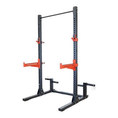 メイン・フレーム・スクエア・チューブ 75x75x3.0 mm 商用ボディビルディング用ライトグレー・パワー・ラック