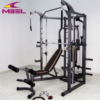 152kg N.W. グレー/ブラック ジム機器 スミス・マシン 筋トレ施設