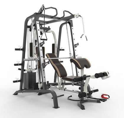 55kg マルチ機能トレーナー バベルラック ジム フィットネス機器 スミスマシン 20'コンテナ