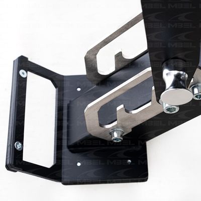 黒マット 調整可能な腹部ベンチ ジム/オフィス/家庭用商業用フィットネス機器