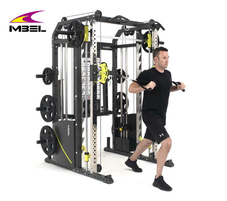 オーダーメイド マルチ機能ジム 調整可能なケーブルジム スクワットラック 90Lbs 体重スタック