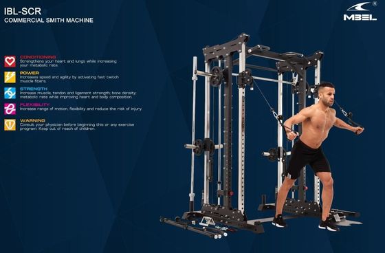 商業用ジム機器 耐久性のある多機能ケーブルクロスオーバートレーナー