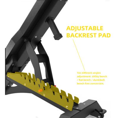 1210x742x450mm ボディビルディング フィットネス 設備 商用・家庭用 調整可能なベンチ