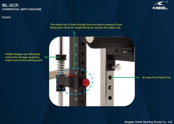 商用ホームジム 多機能スクワットラック 耐久的で汎用的なスミスマシン
