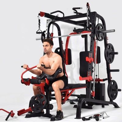 現代 ボディビルディング 機器 スミス 機械 半枠 激しい 筋力 訓練