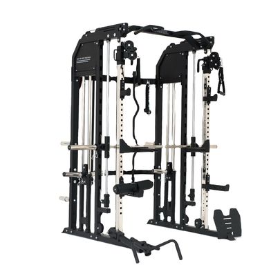 ブラック オールインワン マルチ機能 スミスマシン 健身器具 OEM ODMサービス