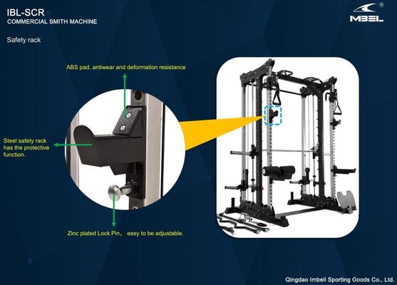 家庭 多機能トレーナー 筋力トレーニングマシンと調整可能なスクワットラック
