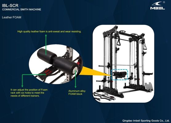 ユニセックス 総合力トレーニング 健身器具 半ラック パワーケージ ホームジム 多機能スミスマシン スクワットラック