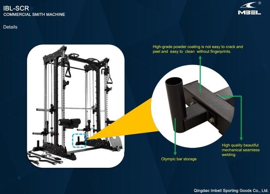 ユニセックス 総合力トレーニング 健身器具 半ラック パワーケージ ホームジム 多機能スミスマシン スクワットラック