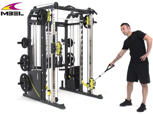 総合トレーニング 男性用スミスマシン N.W. 302.4 KGS 多機能ホームジム